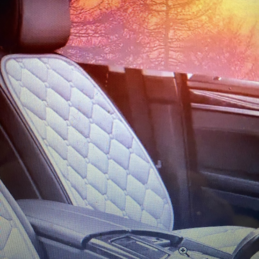 Gray Car Seat Protector Pads Anti Slip Front